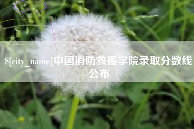 神农架中国消防救援学院录取分数线公布