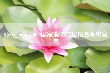 神农架2020国家消防救援报名系统官网