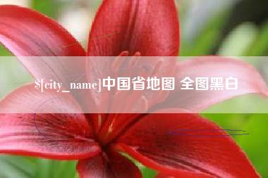 神农架中国省地图 全图黑白