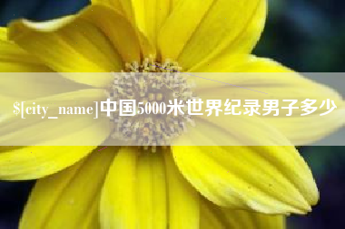 神农架中国5000米世界纪录男子多少
