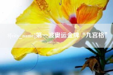 神农架第一波奥运金牌“九宫格”