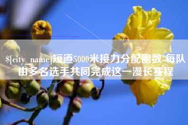 神农架短道5000米接力分配圈数-每队由多名选手共同完成这一漫长赛程