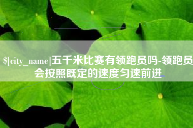 神农架五千米比赛有领跑员吗-领跑员会按照既定的速度匀速前进