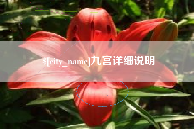 神农架九宫详细说明