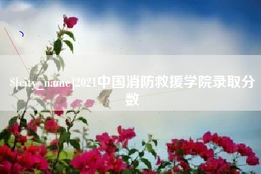 神农架2021中国消防救援学院录取分数