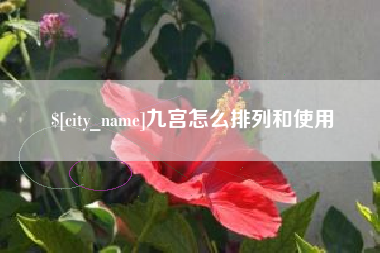 神农架九宫怎么排列和使用