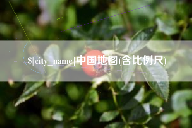 神农架中国地图(含比例尺)