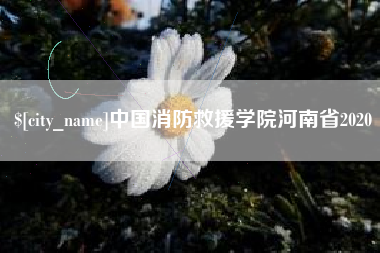 神农架中国消防救援学院河南省2020